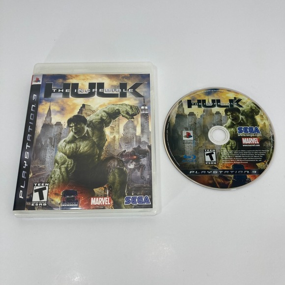 Other - The Incredible Hulk (Sony PlayStation 3, 2008) PS3‎ No Manual - TESTED